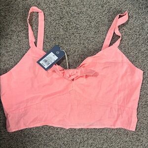 Universal Thread Coral Crop Top